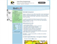 Tablet Screenshot of medimix.hu